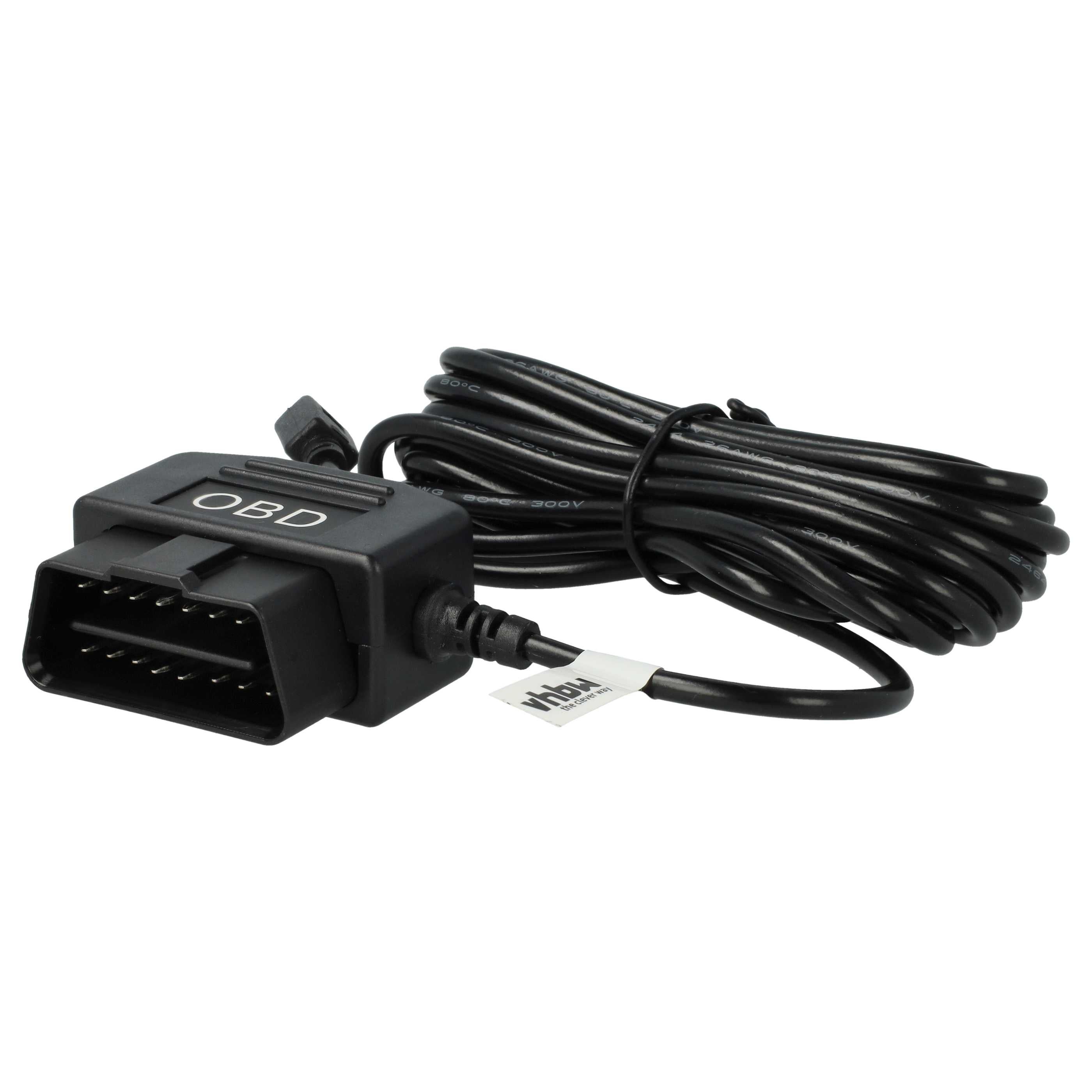 Adattatore Alimentazione OBD Con Mini USB - Cavo 48 Cm Per Dash Cam E Ricarica Telefono - Foto 11
