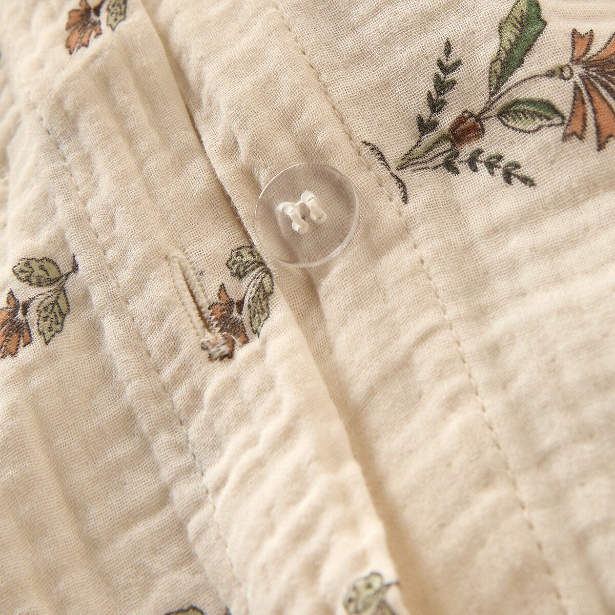 Housse de couette gaze de coton, Emeline - Imprimé - 240 x 220 cm - 7