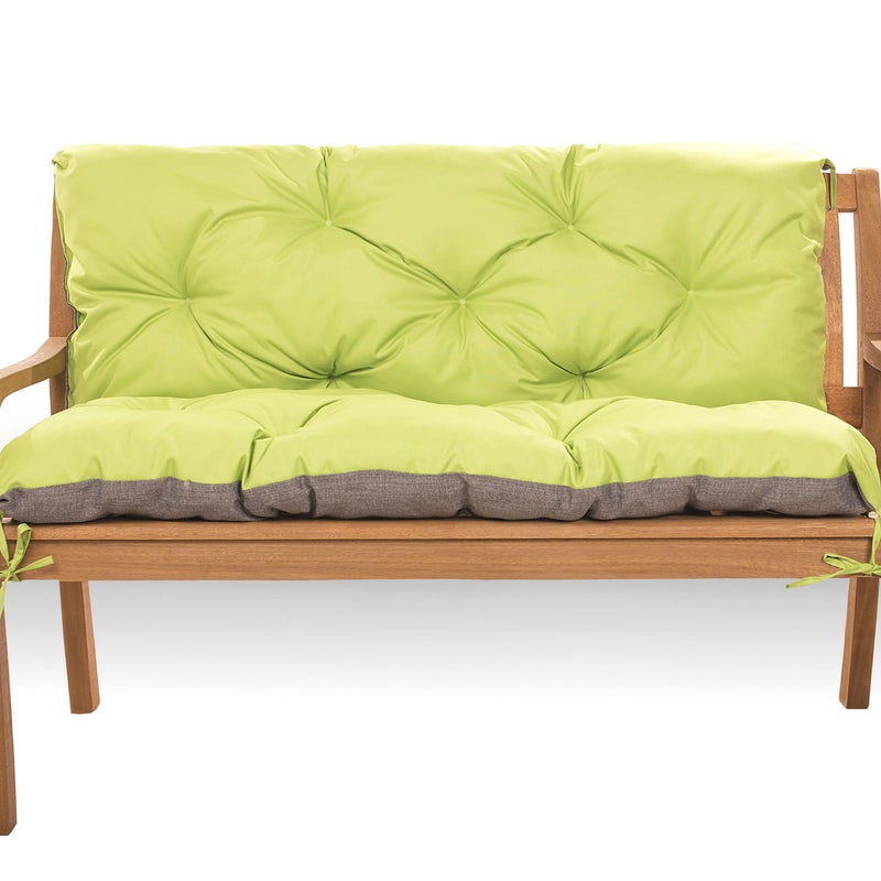 Poduszka ogrodowa na paletę 120x60x40cm poduszka na meble ogrodowe limonka, poduszka na balkon taras, poducha ogrodowa na meble z palet