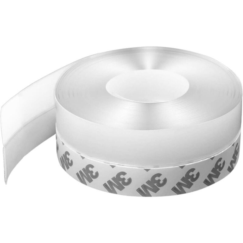 Taśma uszczelniająca do drzwi 10M x 3,5CM Samoprzylepna uszczelka pod drzwi Silikonowa przezroczysta taśma uszczelniająca do okien