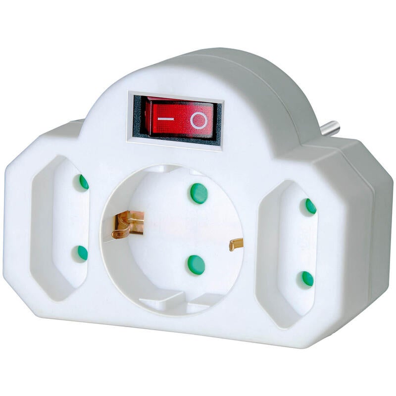 Adattatore CEE brennenstuhl® 3 poli 16A/230V IP20, presa IT10/16 A + DE16A acquista da OBI