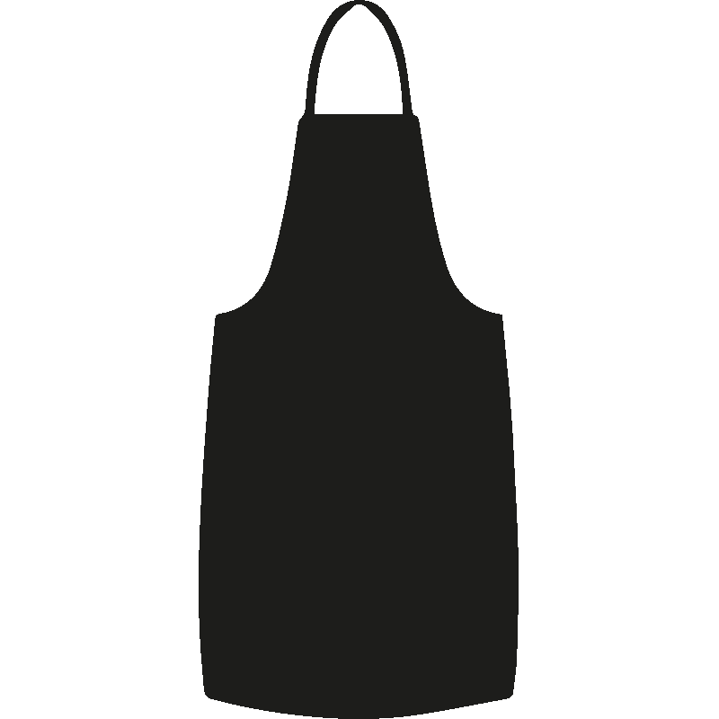 Adesivo grembiule - Sticker adesivo - adesivi murali - 175X70cm - 2