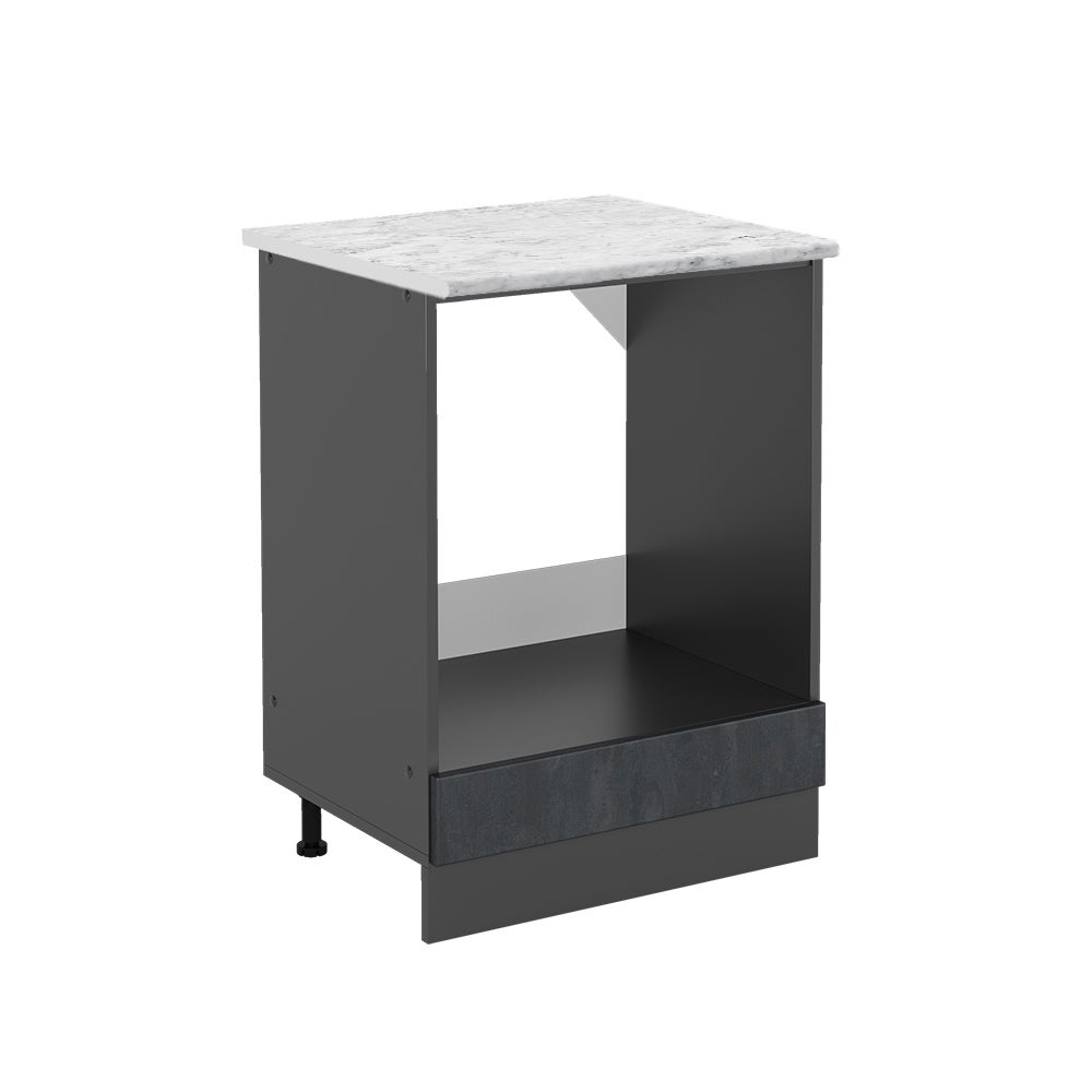 Vicco Szafka kuchenna R-Line, Czarny beton, 60 cm BP Marmur