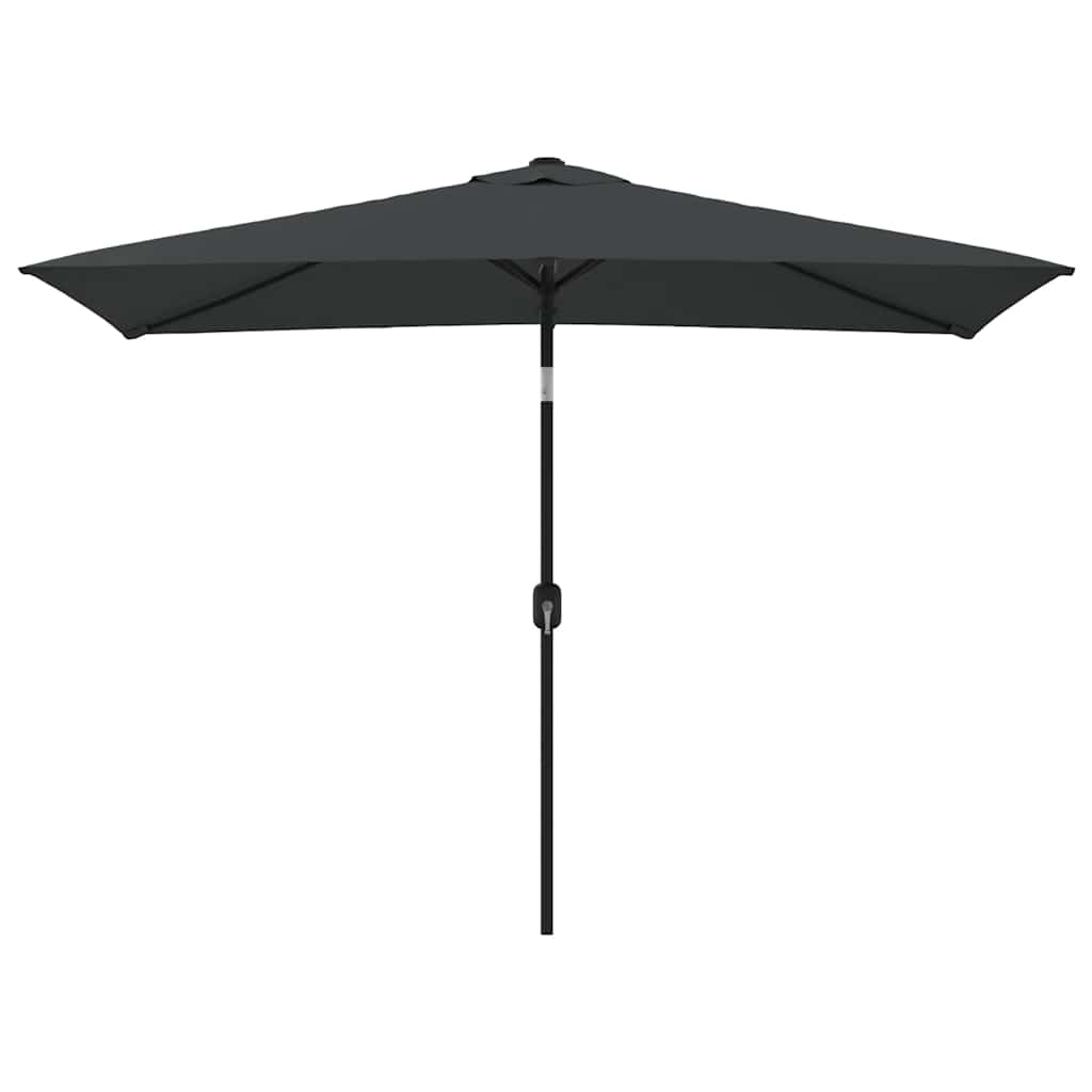Parasol d'extérieur avec mât en métal 300x200 cm anthracite vidaXL - 8
