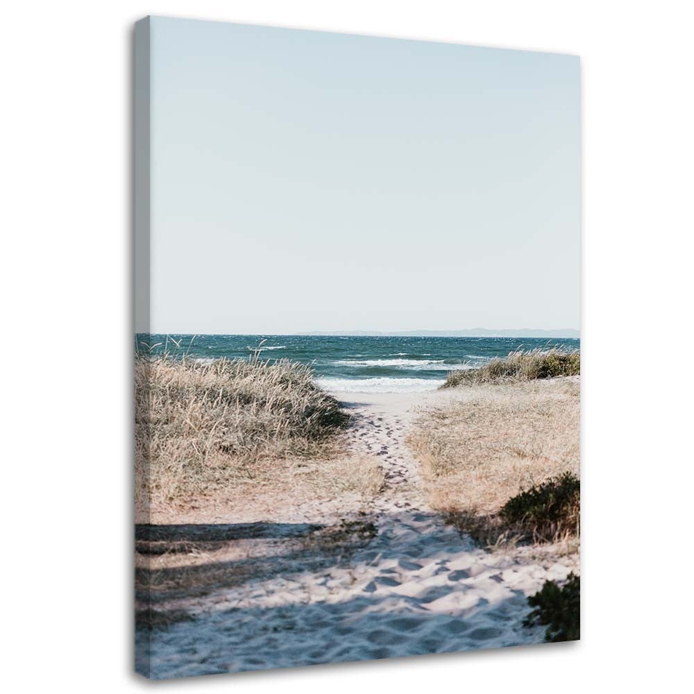 Obraz na płótnie, Zejście na plażę 70x100