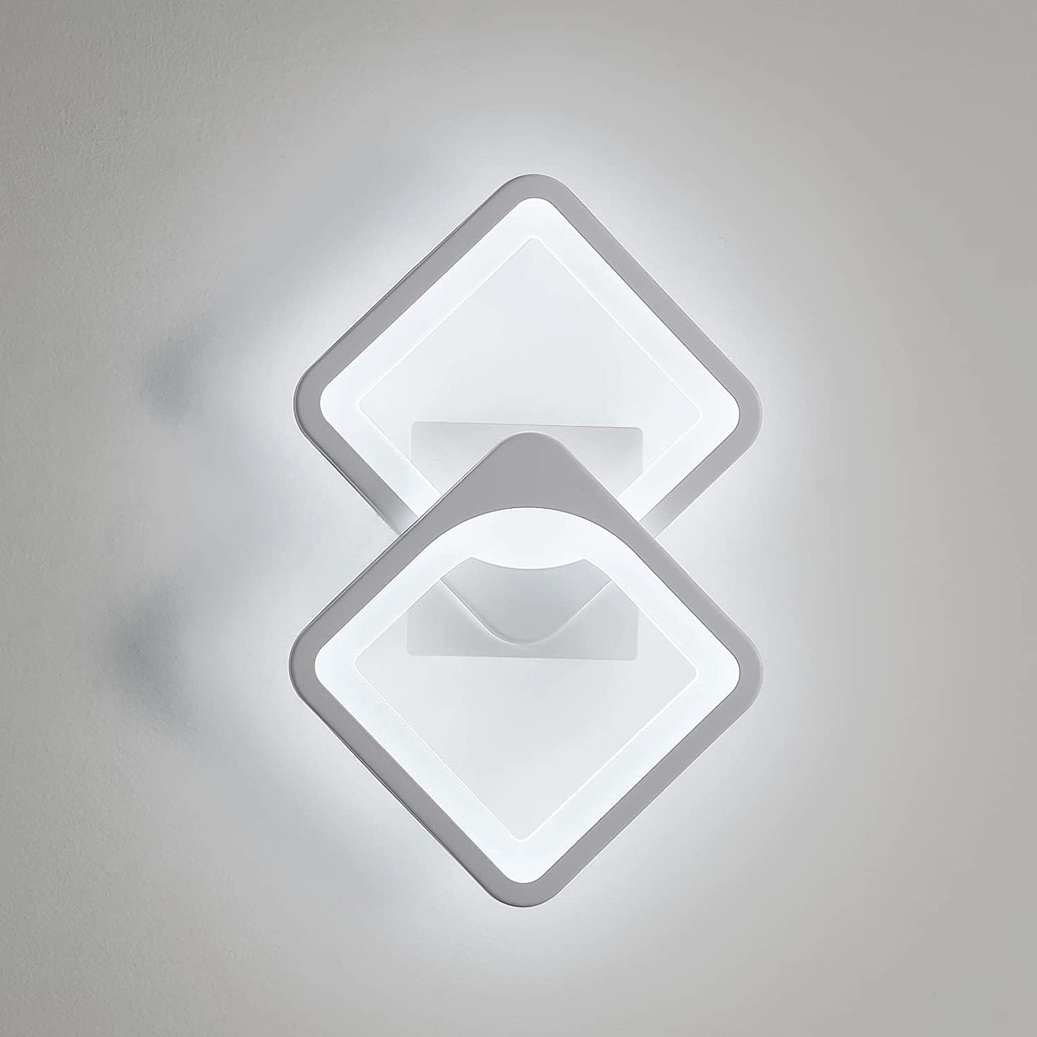 GOECO Plafonnier LED Moderne Rectangulaire - 24W, 1800LM, Lumière GOECO Plafonnier LED Moderne Rectangulaire - 24W, 1800LM, Lumière