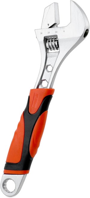 Clé à Molette, Grande Ouverture, Réglable Avec Poignée Courte, Pince à Tuyau, Clé Plate Réglable (8