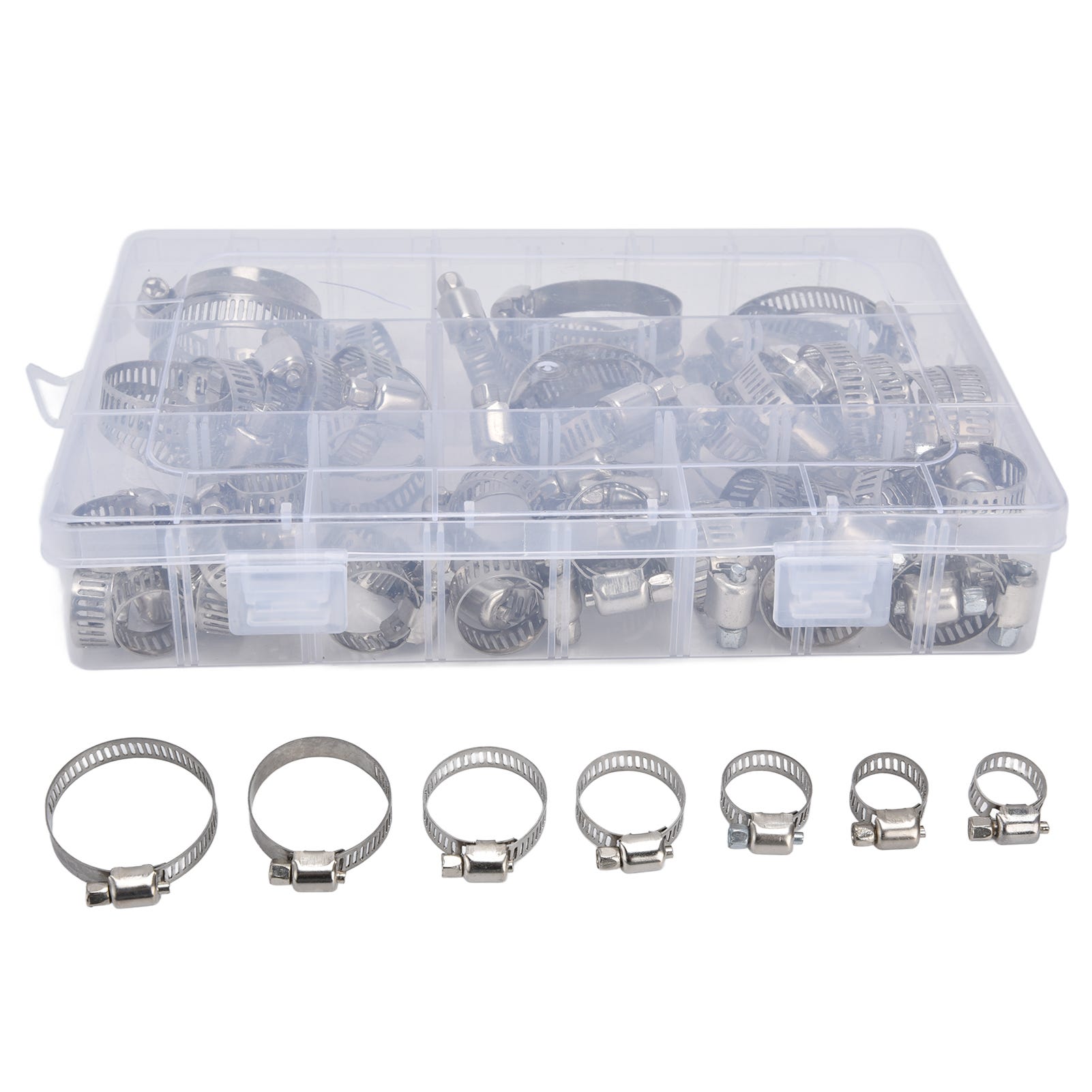 Set Di 15 Fascette Stringitubo In Acciaio - Regolabili E Resistenti - Foto 12