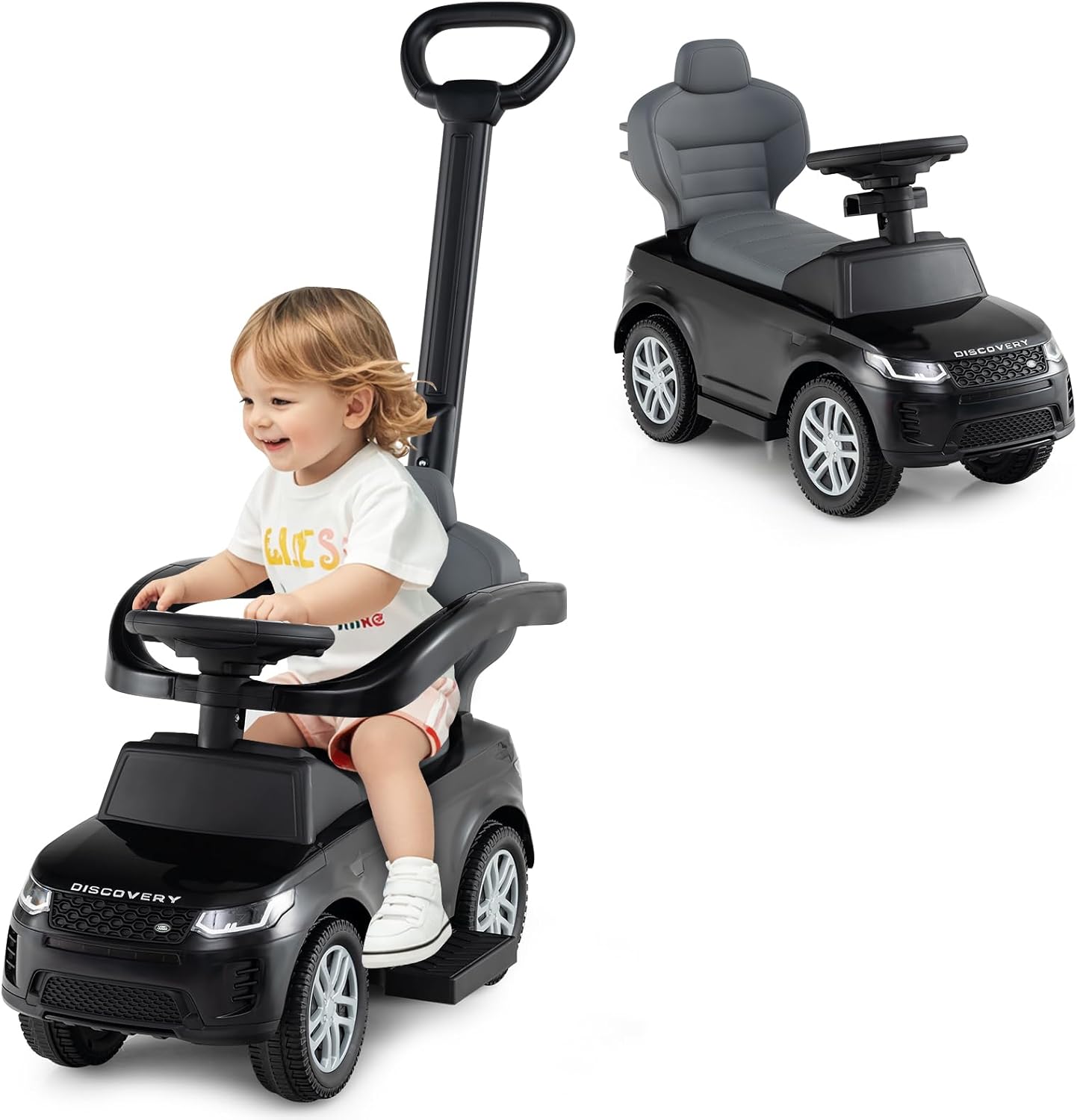 Porteur Enfants Voiture à pousser avec Poignée Amovible