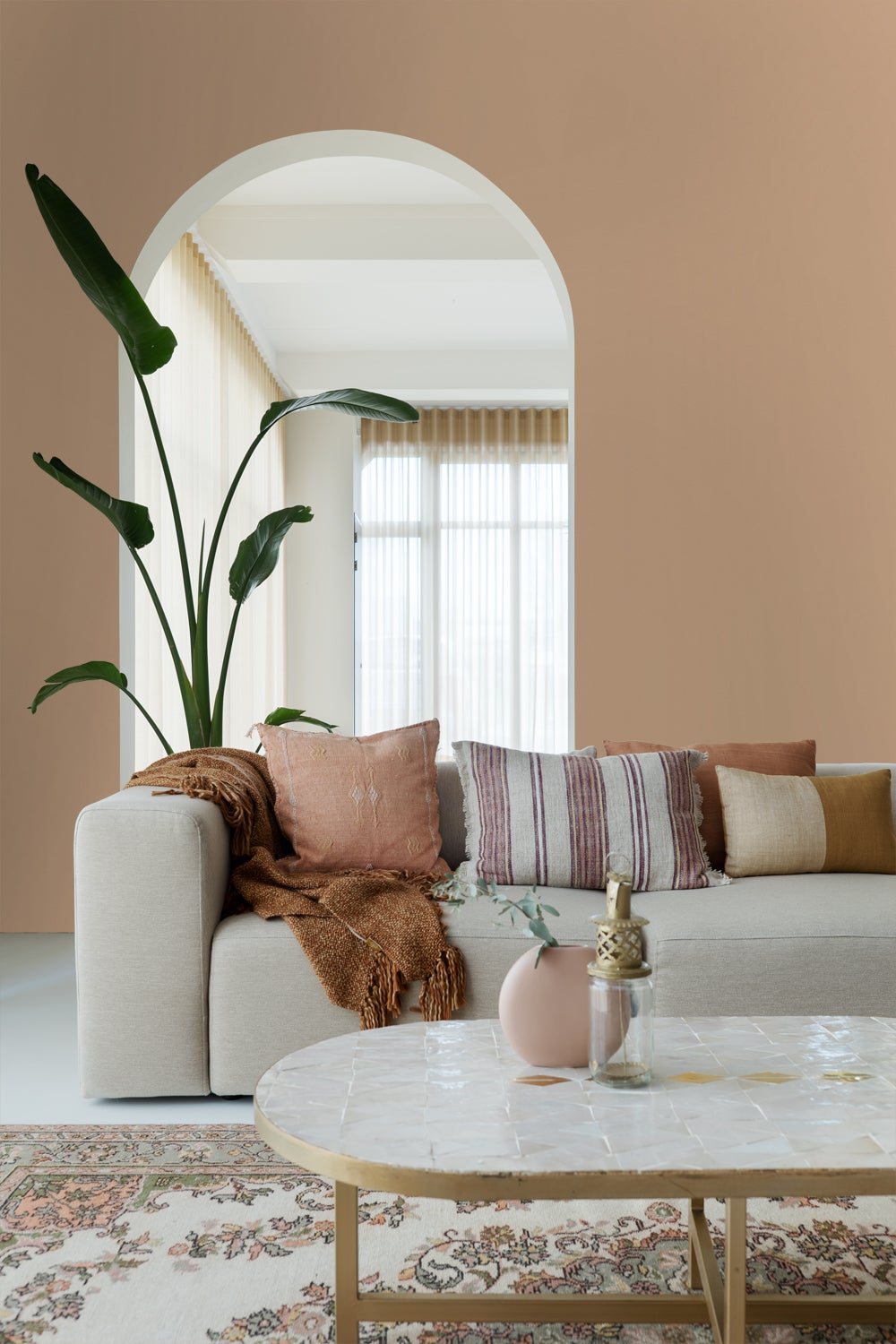 Peinture murale mate rose terracotta - 2 l / ca. 18 m² - ESTAhome - 2