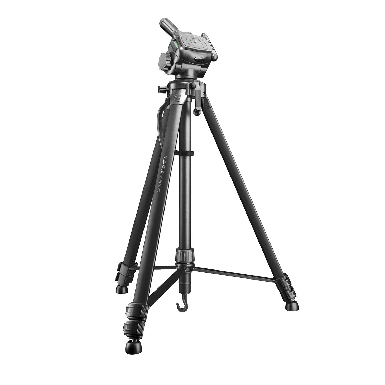 walimex - Treppiede Testa a Sfera Altezza Max 137 cm Argento 12677