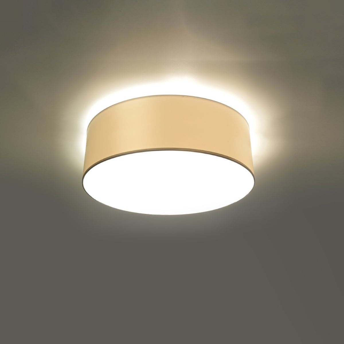 Plafon CERCLE 25 biały LED 3000K - 25x25x11cm Sollux