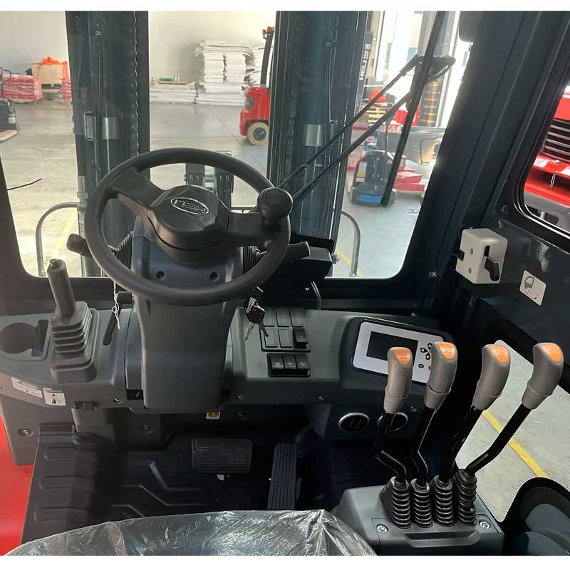 Chariot élévateur lithium 2500 kg, mât triplex 4800 mm - batterie lithium 80 V/202 Ah TYMBIA - 5