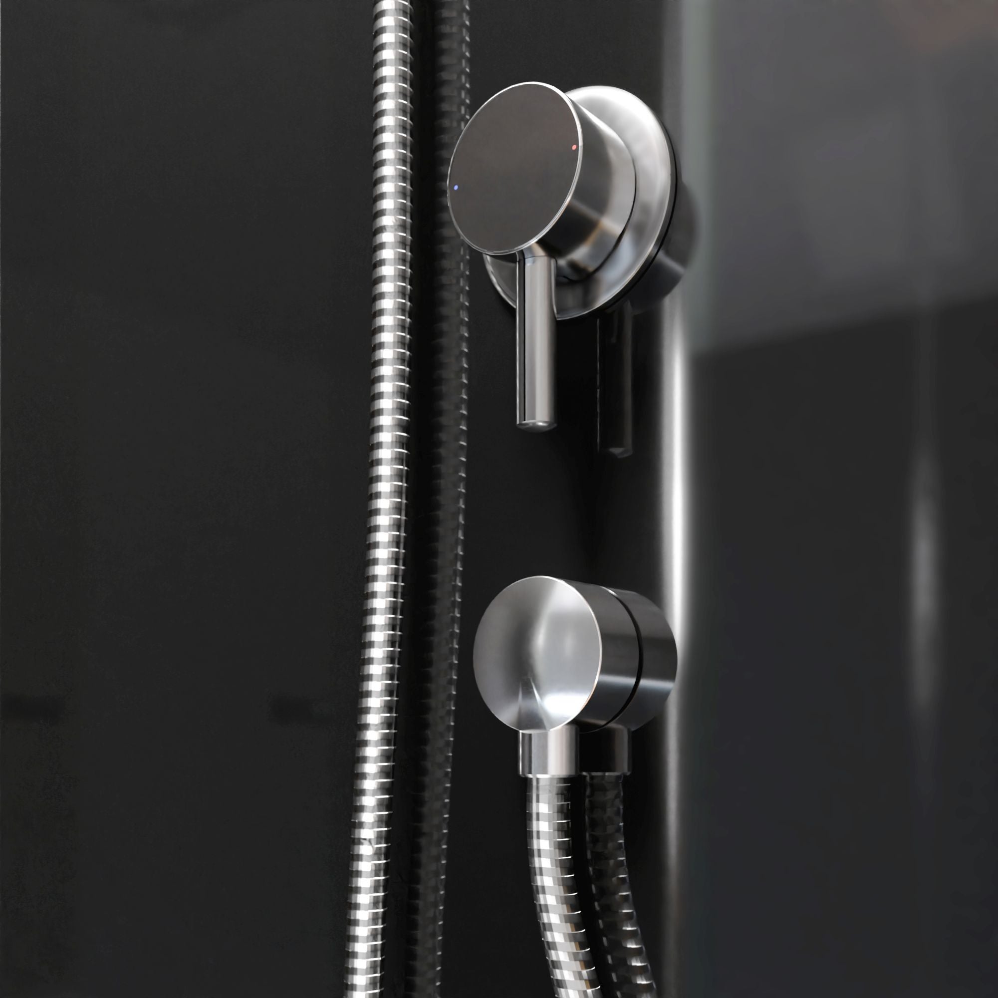 Schulte cabine de douche intégrale, 80x80x195 cm, carré, verre 4 mm, cabine de douche complète, portes coulissantes, aspect chomé, Chypre, 2ème Choix - 4