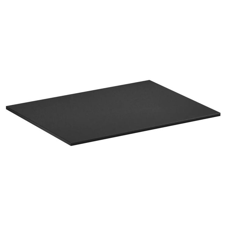 Blat łazienkowy kompaktowy 50 cm czarny struktura kamienia