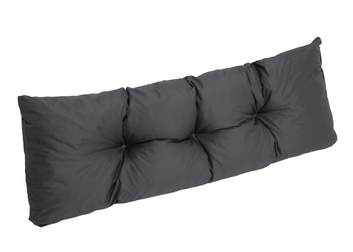 Poduszka ogrodowa na paletę 120x40cm poduszka na meble ogrodowe antracyt, poduszka na balkon taras, poducha ogrodowa na meble z palet