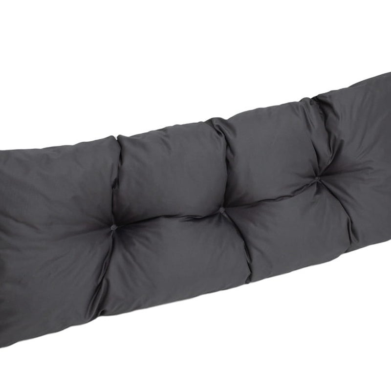 Poduszka ogrodowa na paletę 120x40cm poduszka na meble ogrodowe antracyt, poduszka na balkon taras, poducha ogrodowa na meble z palet