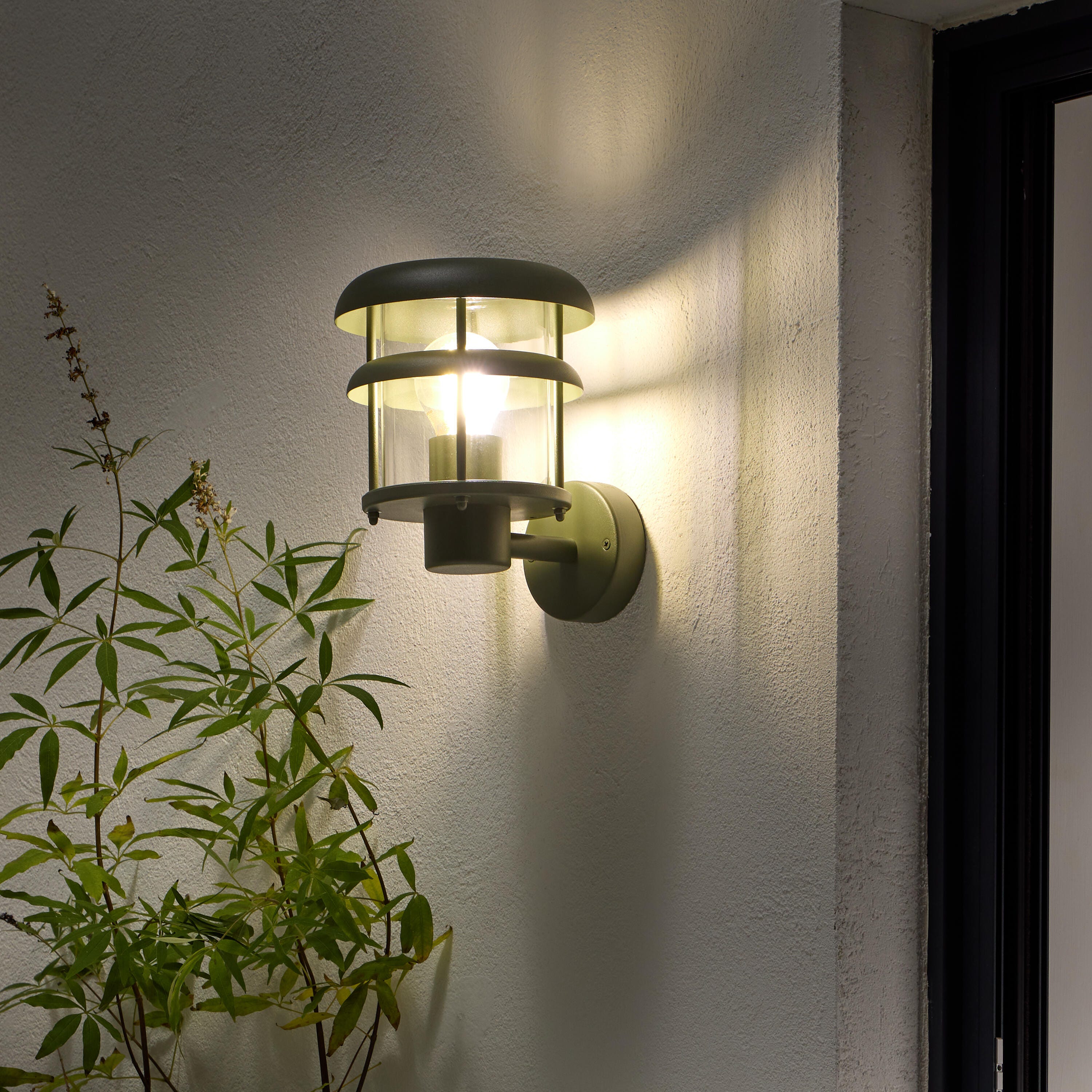 Salino Ledesma INSPIRE E27 zielona 9 cm IP65 lampa ścienna zewnętrzna