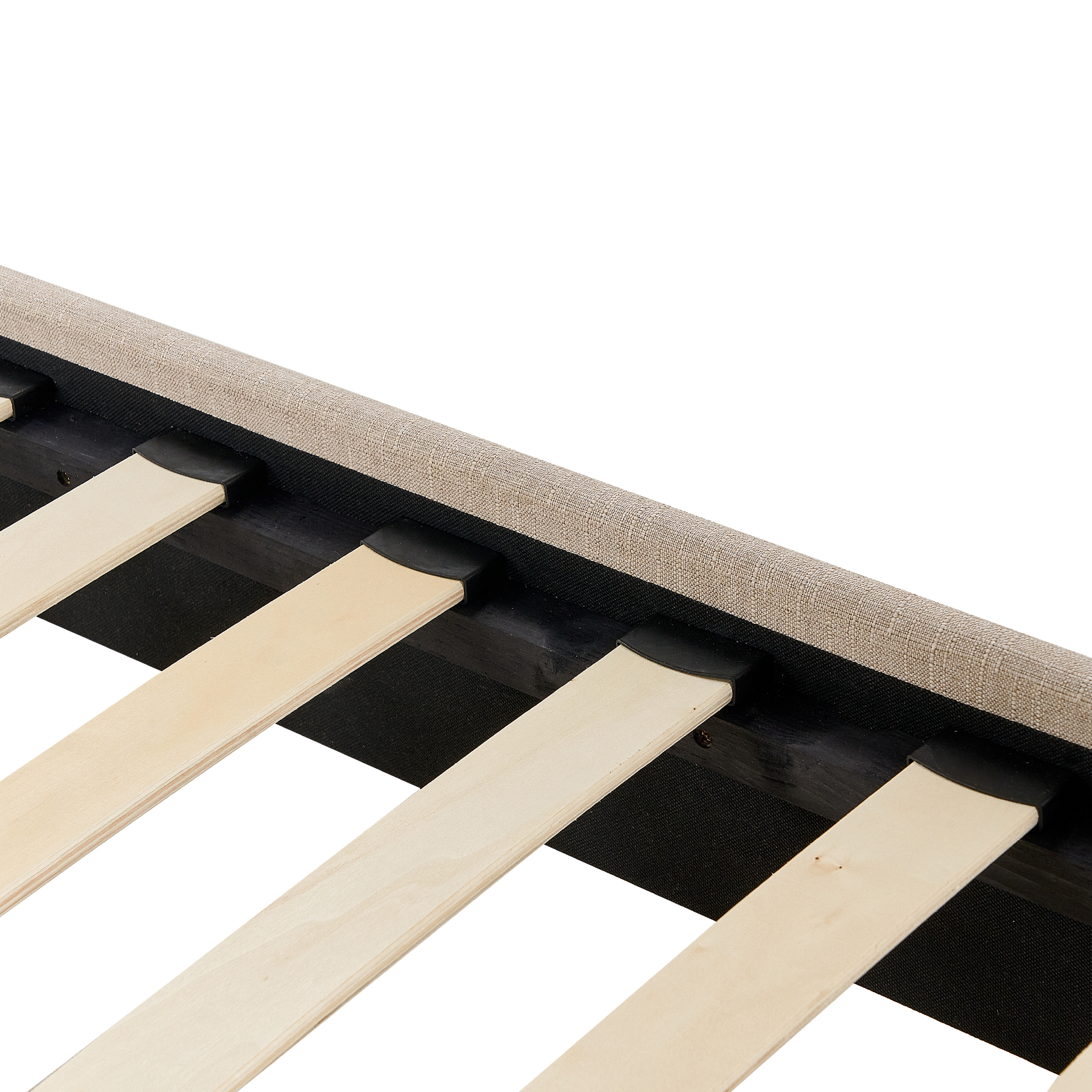 Letto senza testata Tessuto ROANNE 140 x 200 cm Beige - 7