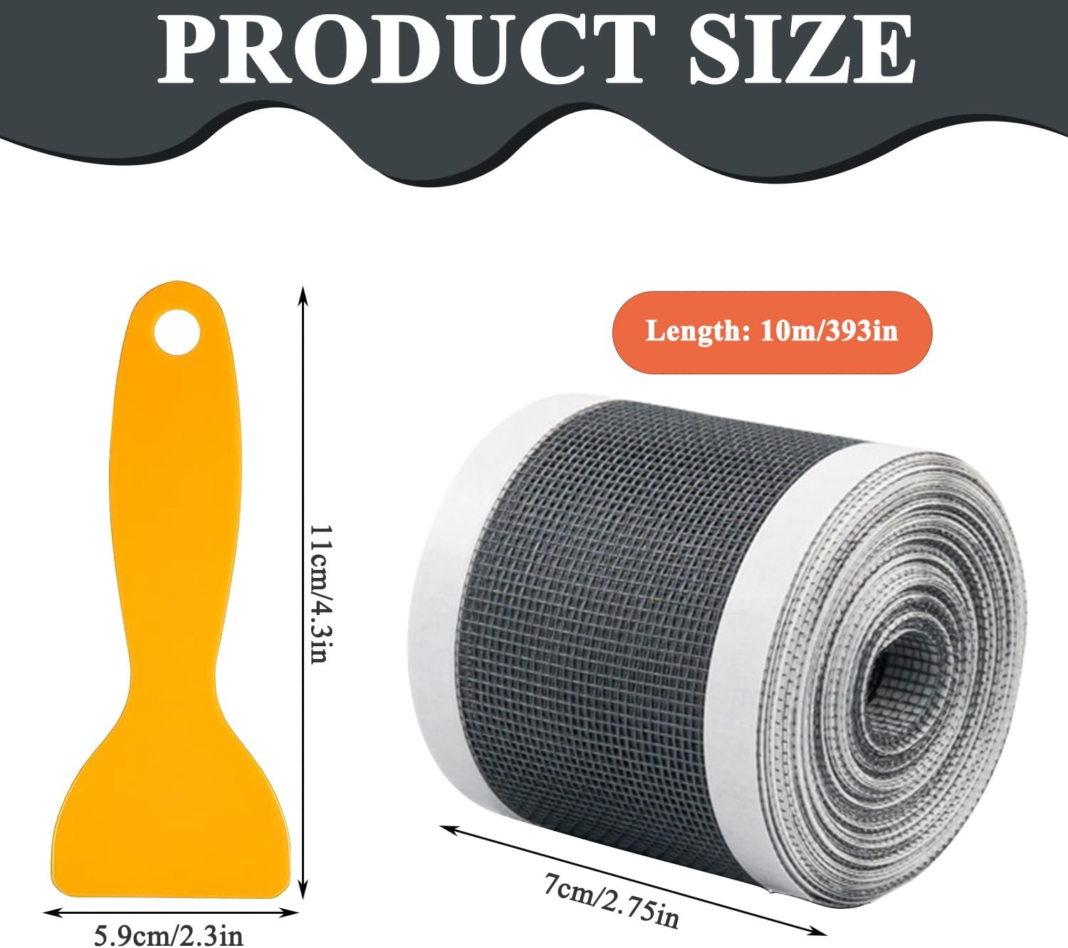 WIIYENA Protezione per lo scarico della doccia, in acciaio inox, quadrato, per bagno, doccia, lavello, filtro per scarico dei capelli (opzioni di varie dimensioni) (9,2 cm