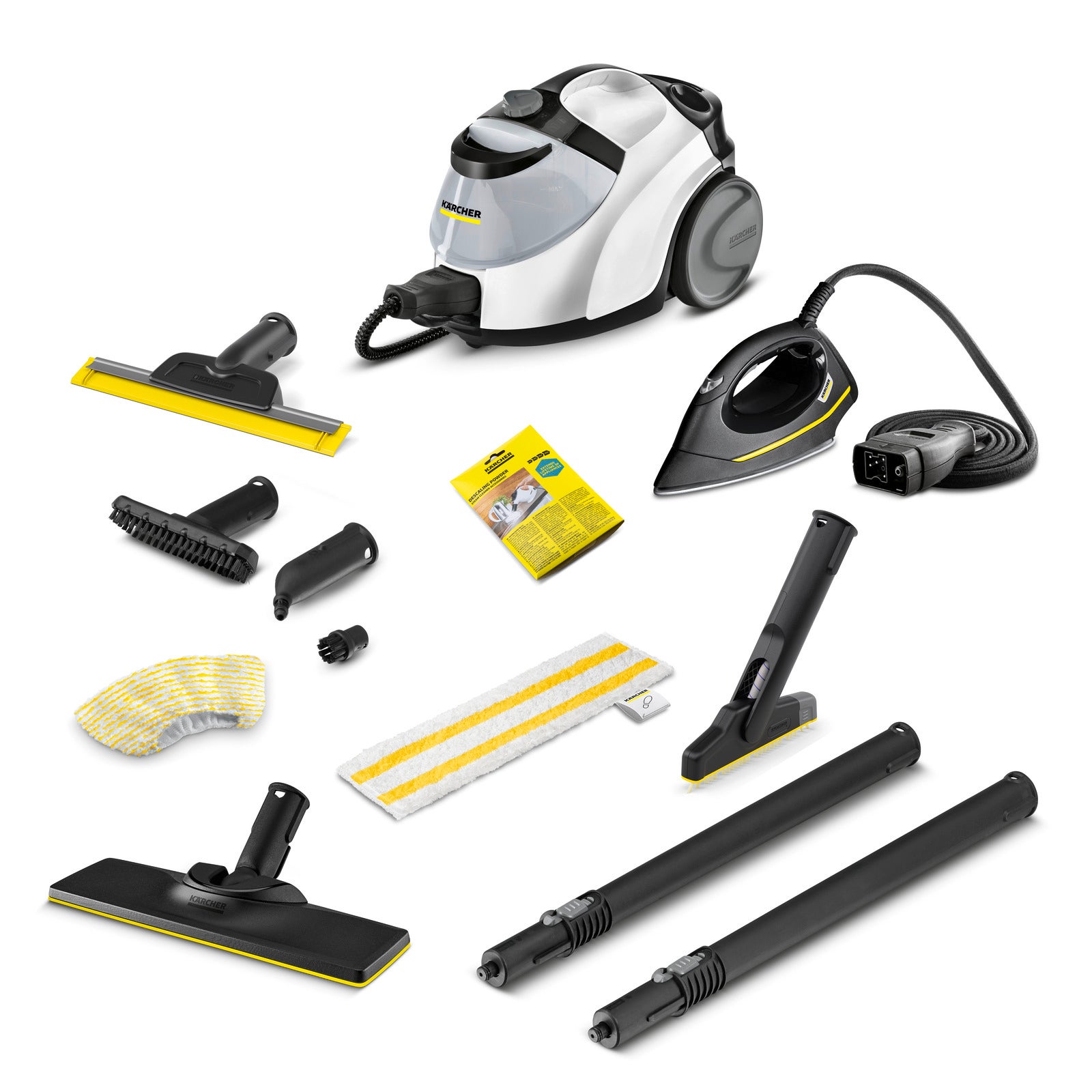 Brosse à Joints Karcher Easyfix Pour Nettoyeurs Vapeur SC1 à SC5 - Grande Taille Avec 2 Recharges
