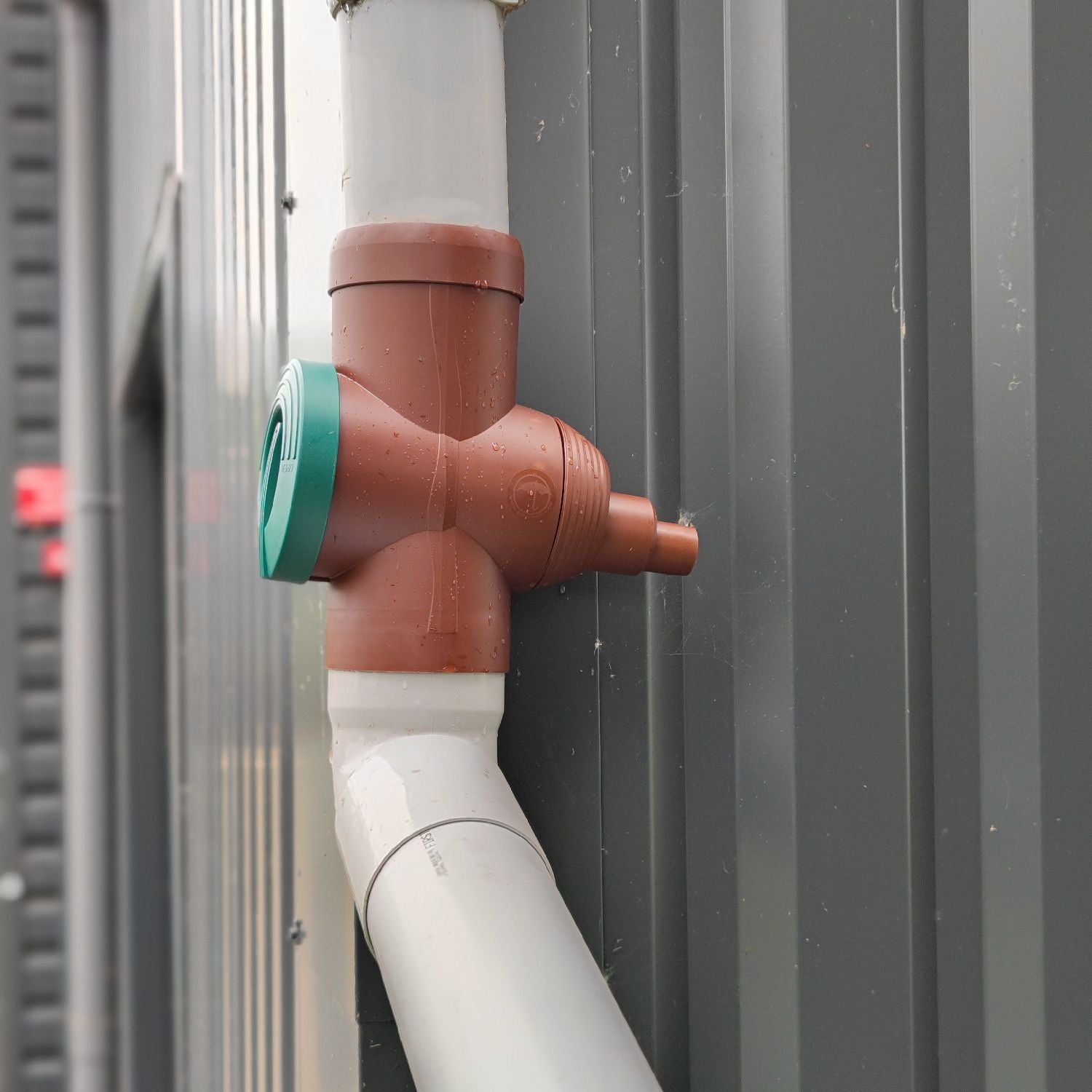 Collecteur De Gouttières Collect11 Marron Pvc Diamètre 80 Ou 100mm - 3