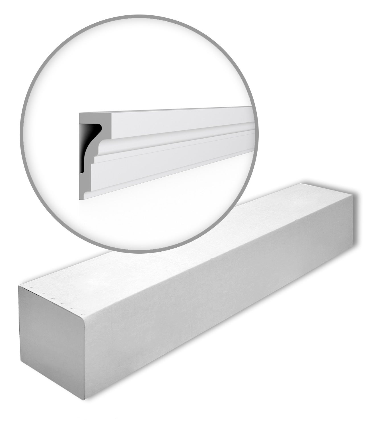 Moldura para pared nmc wl4-box wallstyl 1 caja 8 piezas 16 m