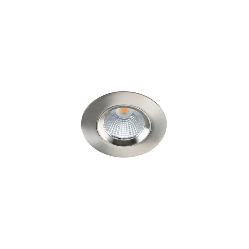 Spot LED encastré DL-084 - 8W - 3000°K - 630lm - Rond - Lames ressorts ...