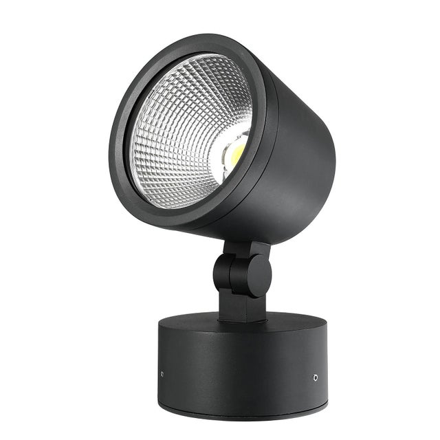 Projecteur LED Enseigne 20W Extérieur - 1600 Lumens IP65 - Support Déporté 45cm Inclinable