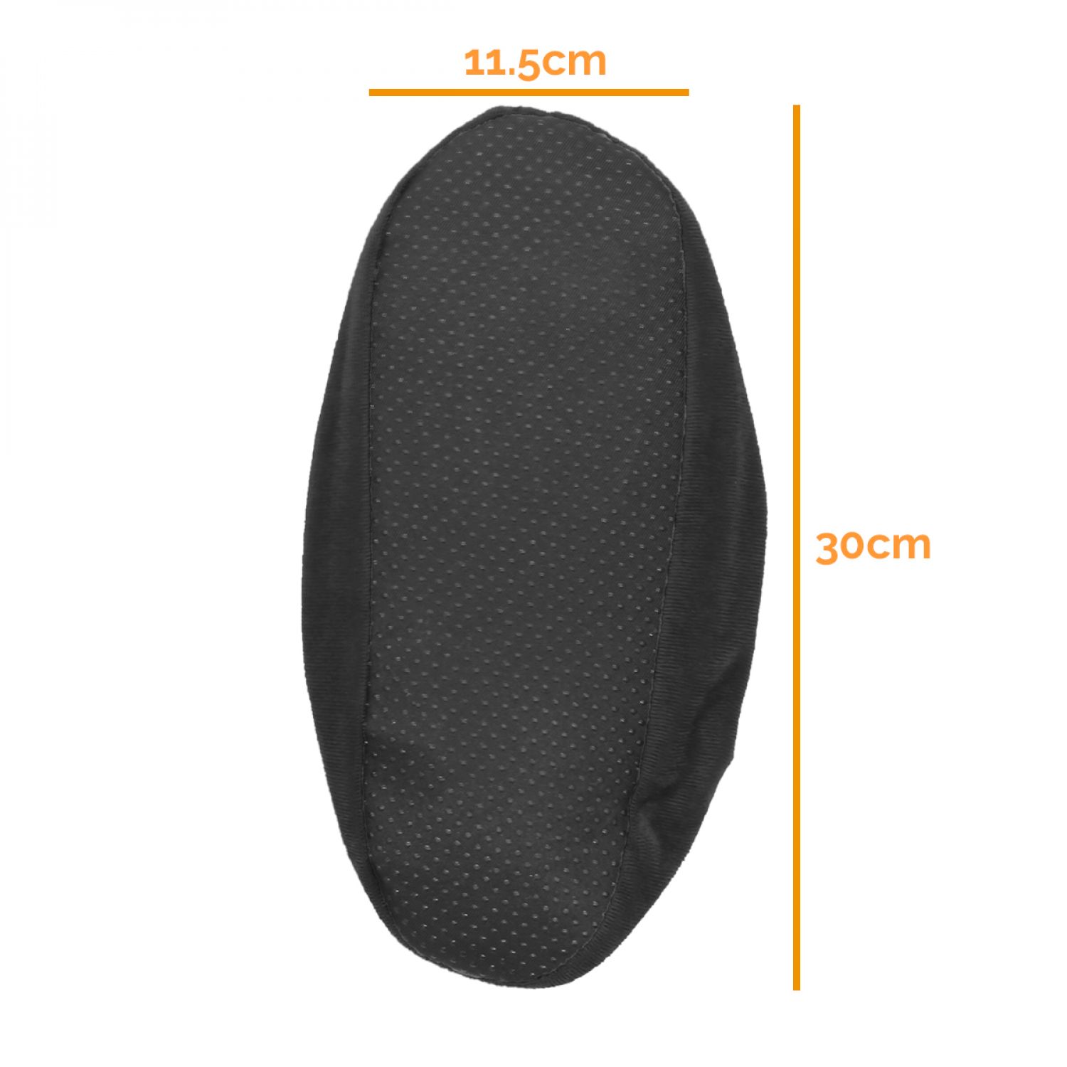 Lot de 5 paires de surchaussures lavables antidérapantes - Noir - Vivezen - 3