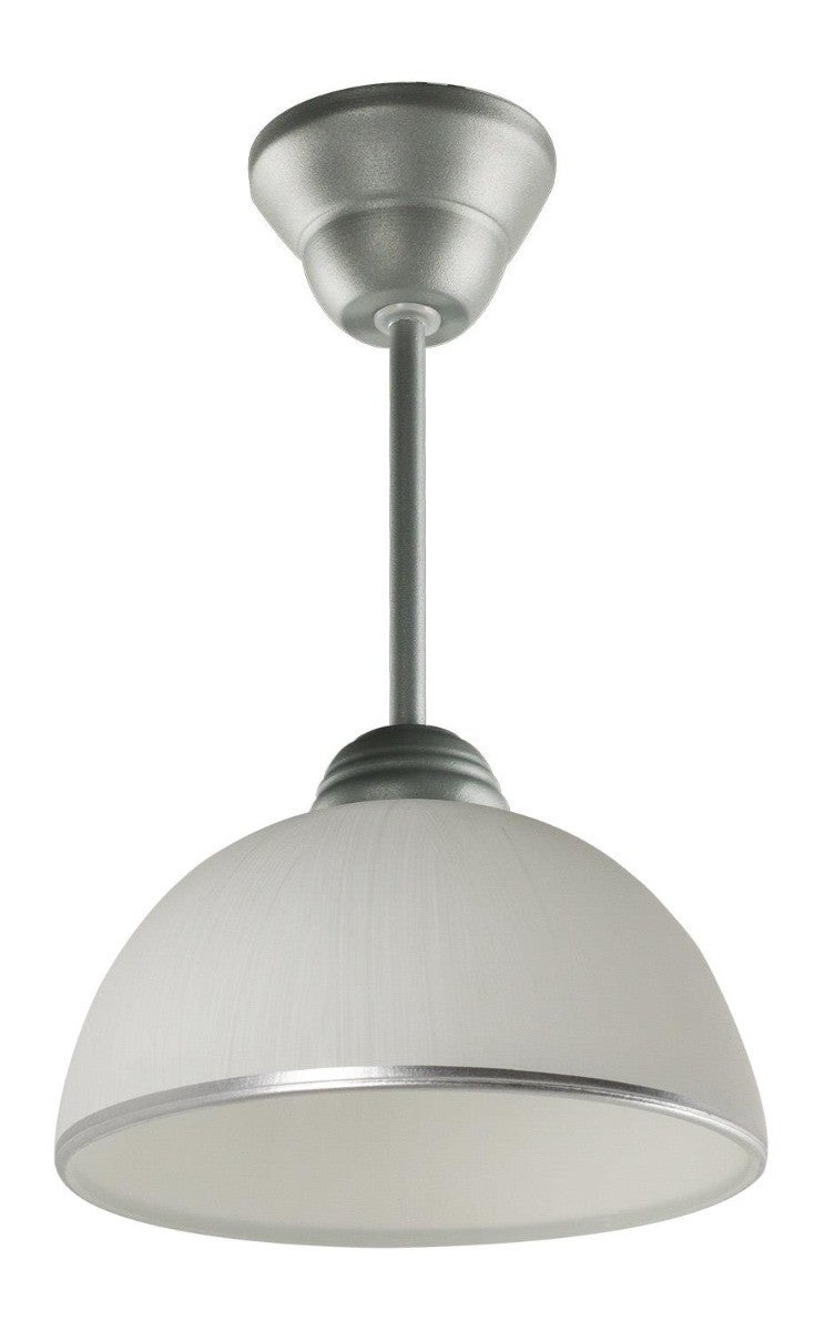 Lampa sufitowa Cyrkonia popielaty-biała 1xE27x60W wym: 29 x 18 x 18 cm szkło Lampex