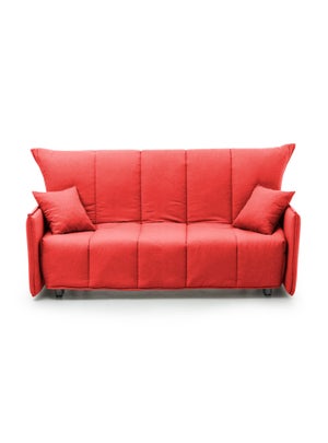 Canapé-lit 2 Places En Peluche Douce Rose – Pour Enfants, Pliable En Fauteuil – Housse Amovible Et Lavable