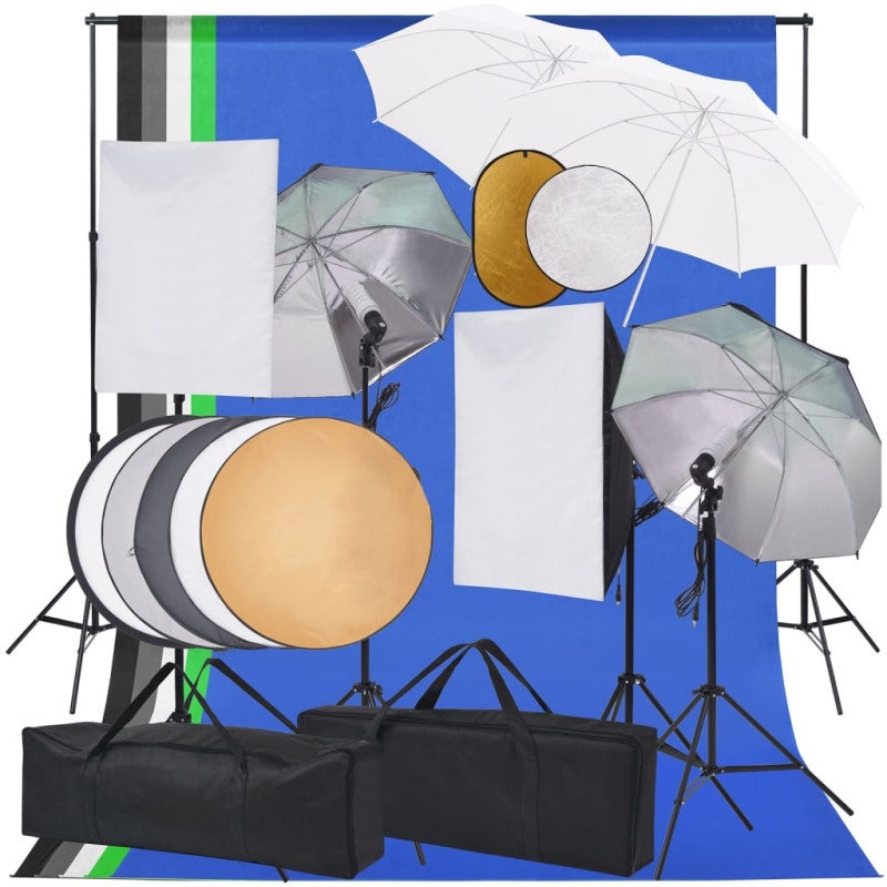 HUA - CanapésKit de studio photo avec boîte à lumière et toile de fond