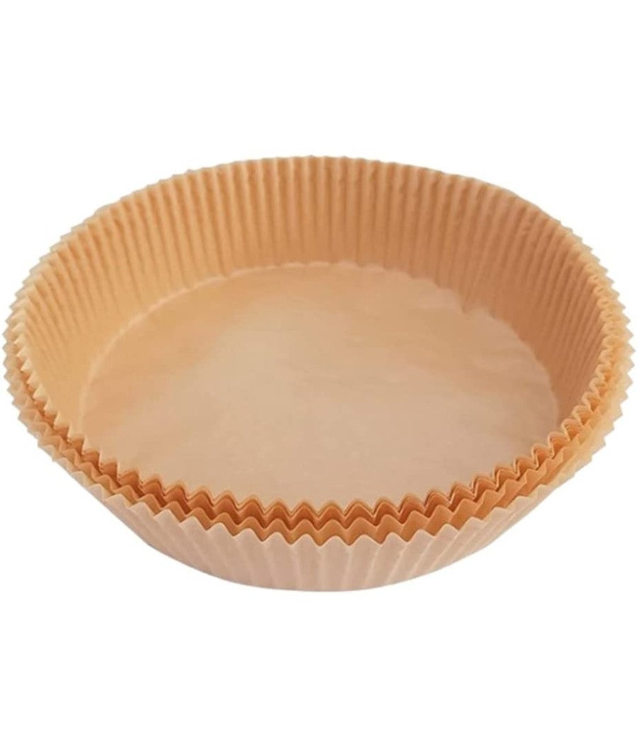 Trade Shop - Carta Rotonda Pergamena Per Assorbe Olio Frittura Forno Friggitrice 16cm X 4,5cm - - 5