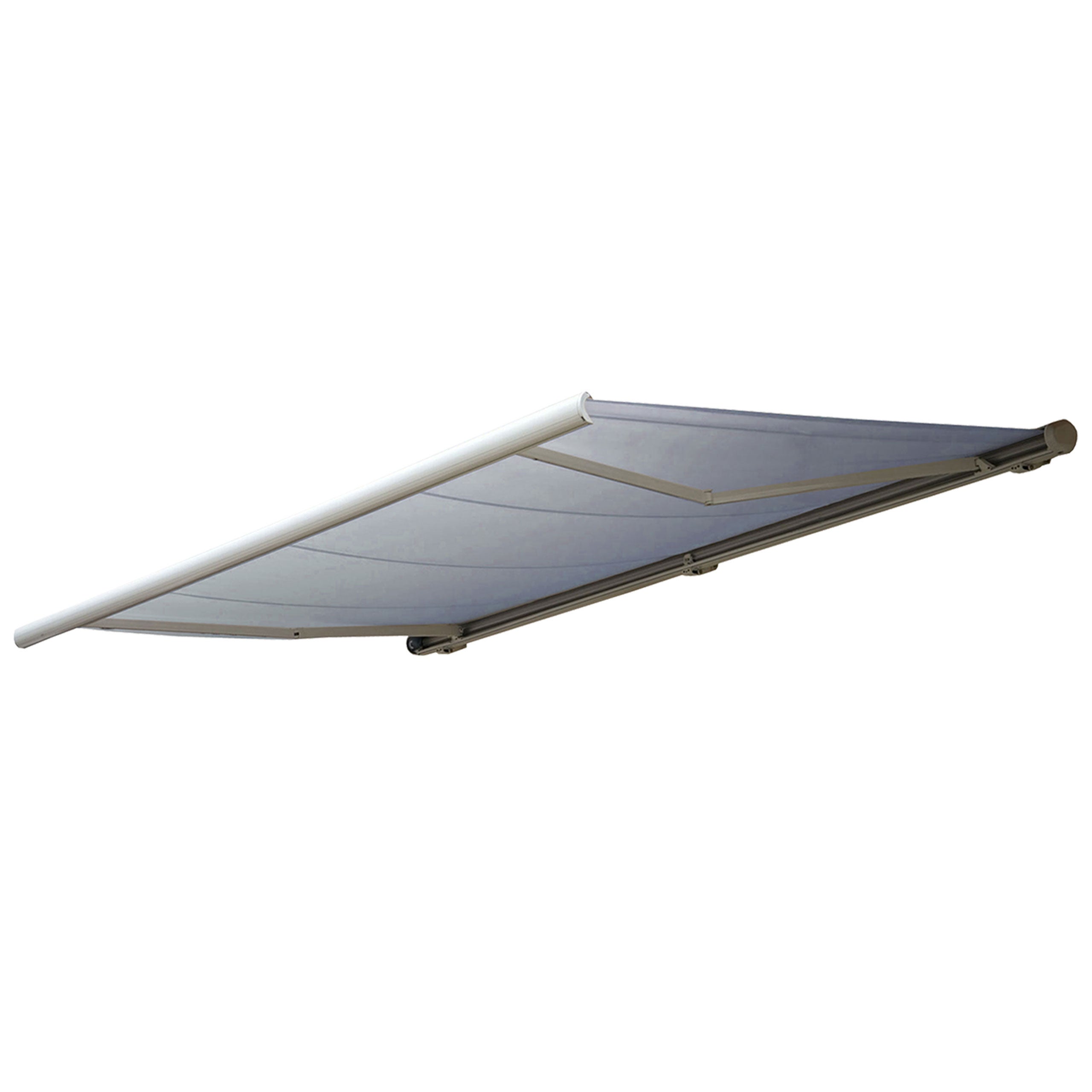 Wymienne poszycie do markizy T122, pełna kaseta Wymienne poszycie przeciwsłoneczne 4x3m ~ Akryl kremowy