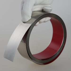 Rouleau Adhésif Vinyle Argent Brillant - 2m X 61,5cm - Adzif.biz - Neuf