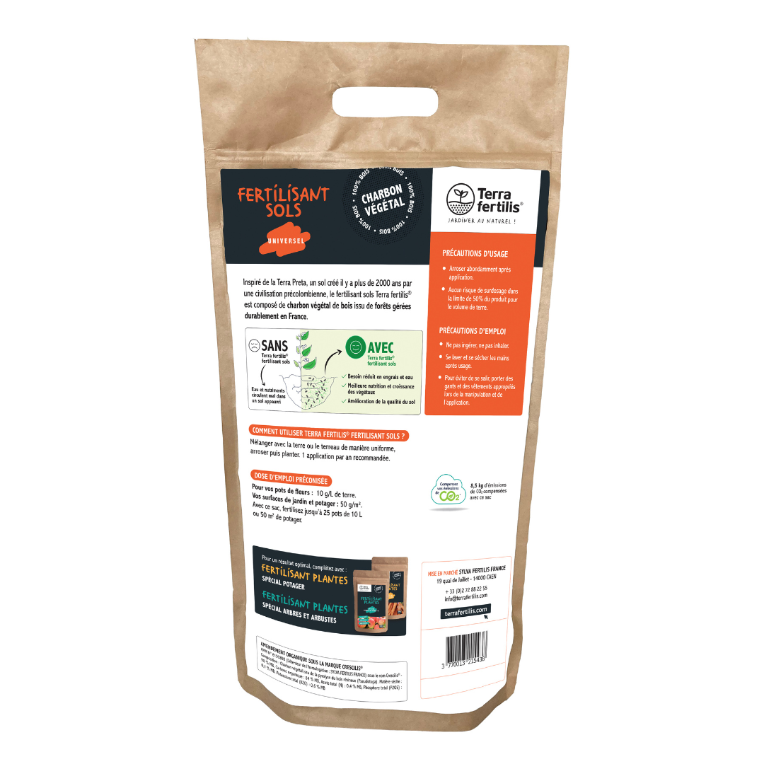 Fertilisant Universel À Base De Biochar - 2,5 kg - 7
