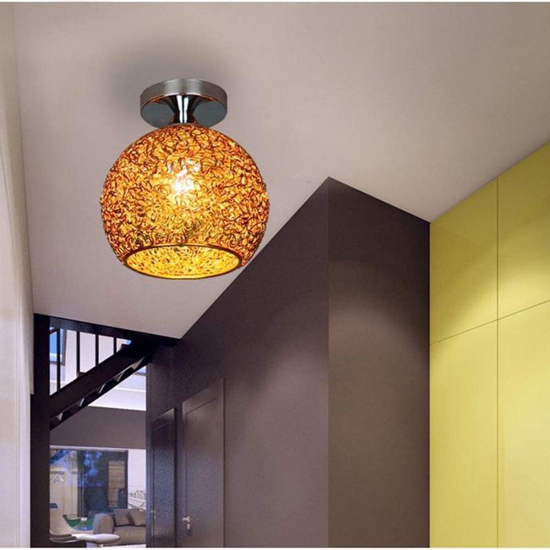 Modern gold aluminum ceiling pendant light, light fixture for bedroom ...