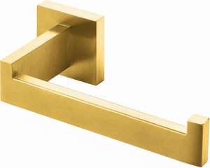 Porta rotolo di carta igienica in acciaio inox, porta rotolo di carta igienica, oro, 16 cm | Leroy Merlin