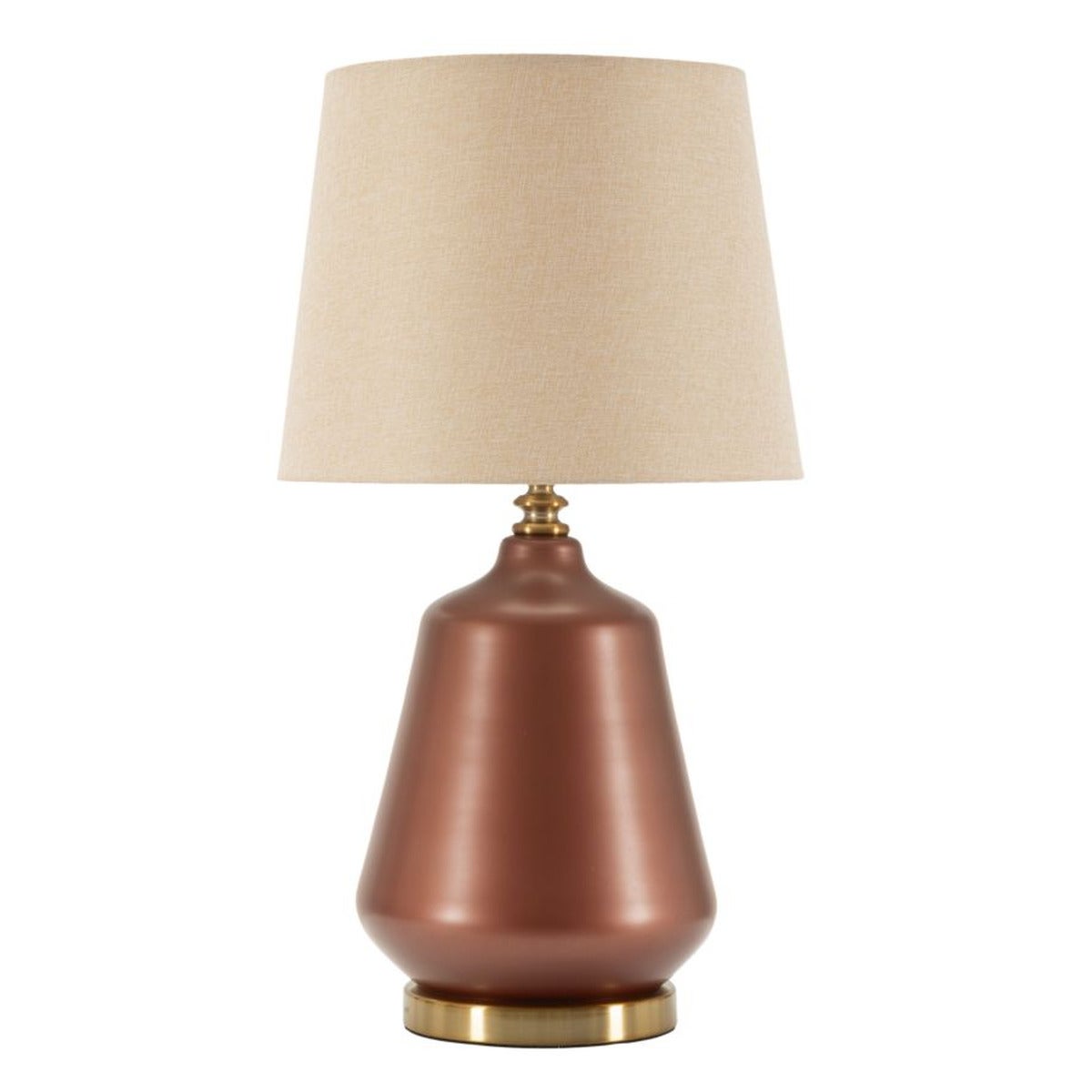 Lampa Stołowa Sayer, Szkło, Brązowy, Seven Design