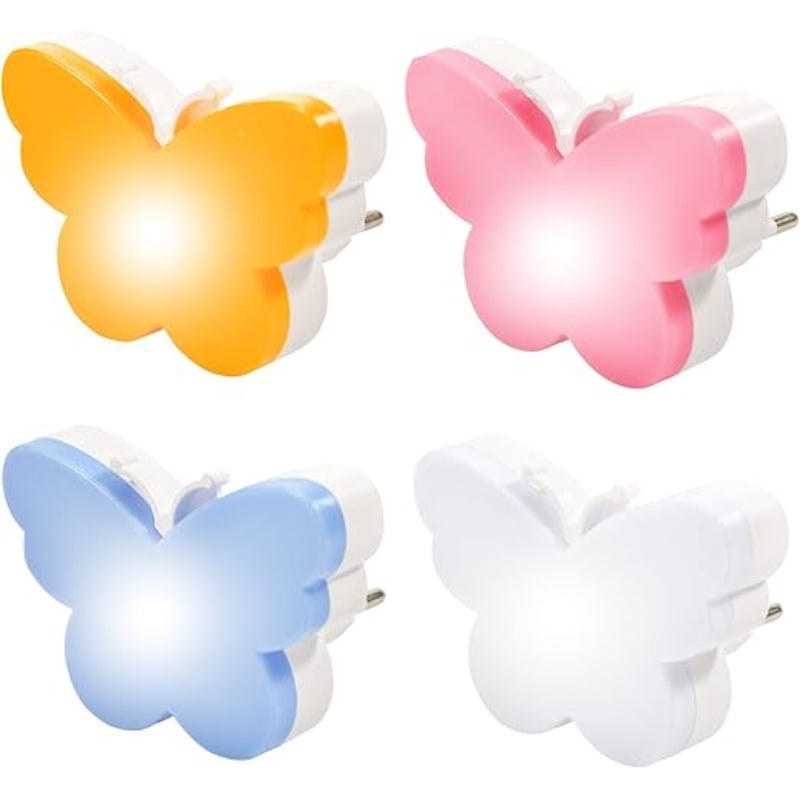 Lote de luces nocturnas LED para niños con sensor de luz automático ...