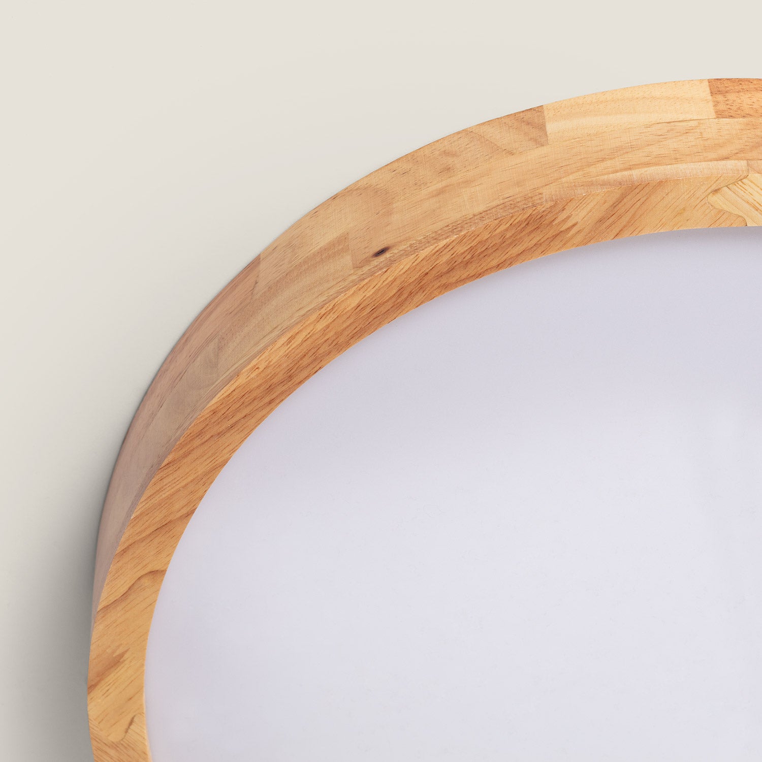 - Plafoniera LED Soffitto Kayu | 20W CCT Selezionabile | Ø400 mm Circolare | 1500 lm Flusso Luminoso | Facile Installazione, Legno, - 7