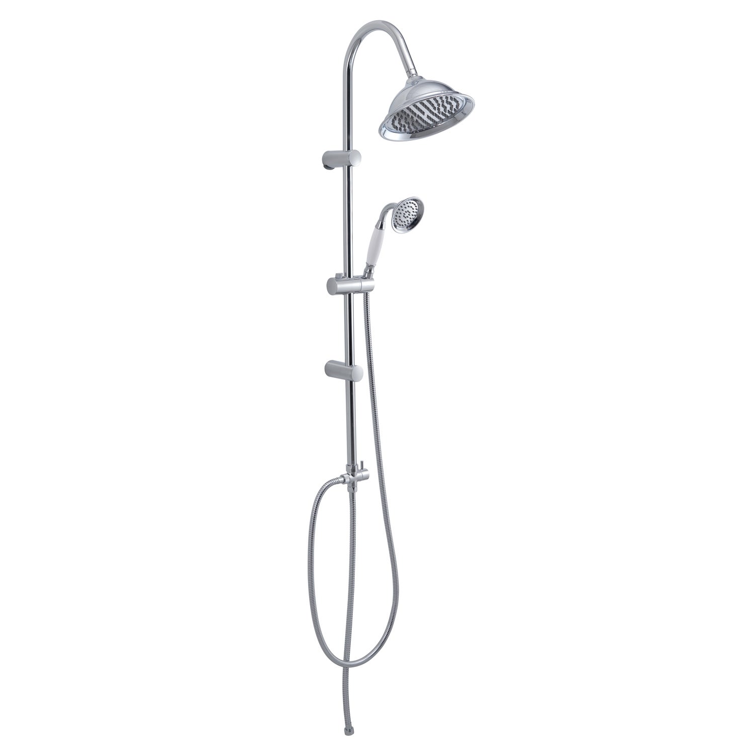 Asta Fissa Per Appendini In Metallo - Lunghezza 110 Cm, Per Armadi E Guardaroba - 2