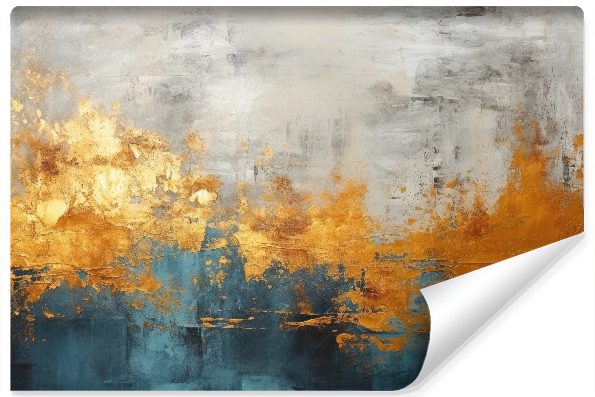 Papel pintado vlieseline motivo foto abstracción moderna para sala 180cm x 120cm