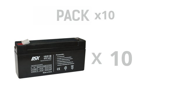 Batterie Rechargeable Au Plomb 6V 1.3Ah - Velamp 23720 - Noir - Pour Outils électriques