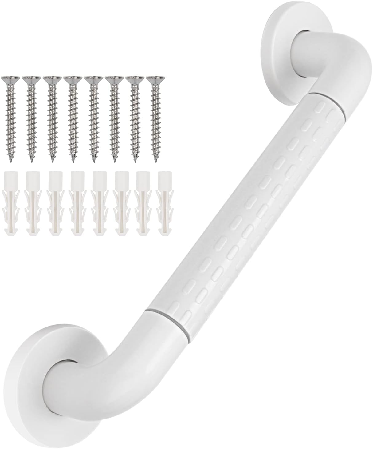 Uchwyt prysznicowy ze stali nierdzewnej dla seniorów, antypoślizgowy uchwyt łazienkowy, 60 cm