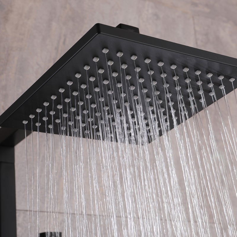 Bernstein Deszczownica prysznicowa kwadratowa ABS 23x23 cm