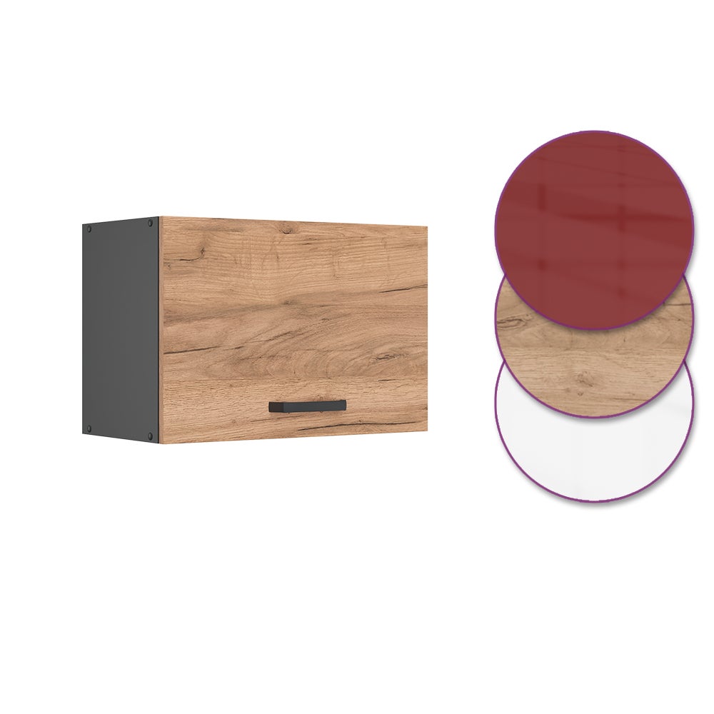 Vicco Elément haut de cuisine R-Line, Chêne de force doré, 60cm Plat - 6