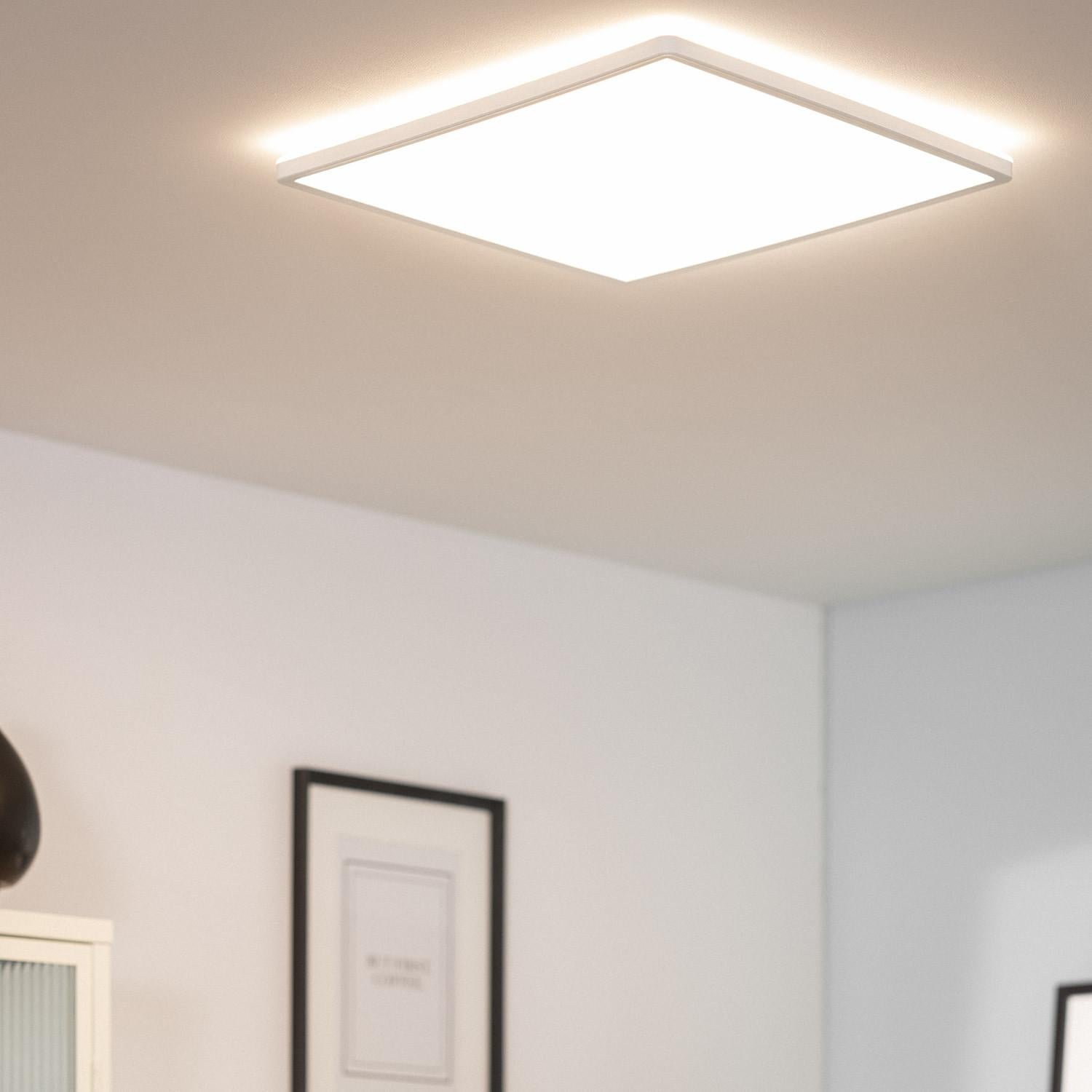 Ledkia Plafón LED 24W Cuadrado SwitchCCT Seleccionable 420x420 mm Doble Cara Seleccionable (Cálido-Neutro-Frío) PC - 4