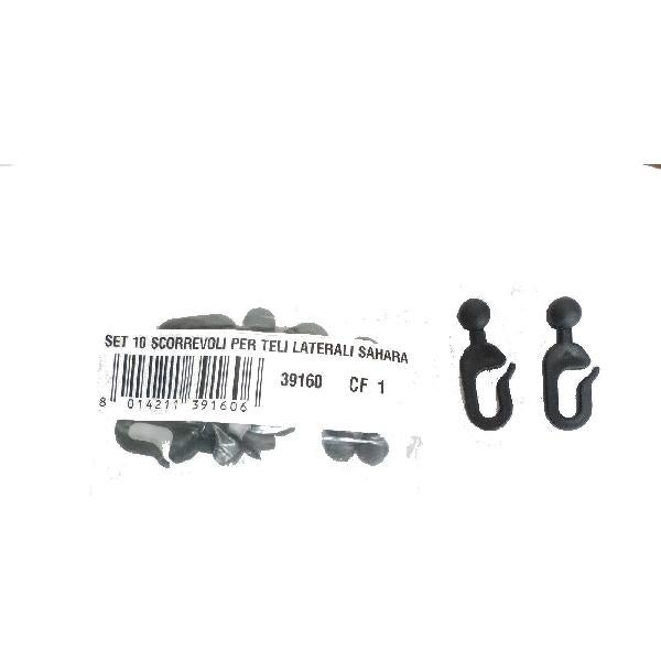 Set 10 Scorrevoli Per Teli Laterali Sahara Giardino Accessori